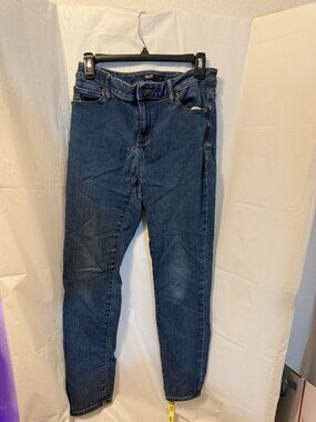 Simply Vera Vera Wang Skinny Jeans Size 12 Medium Wash Blue Stretch Denim